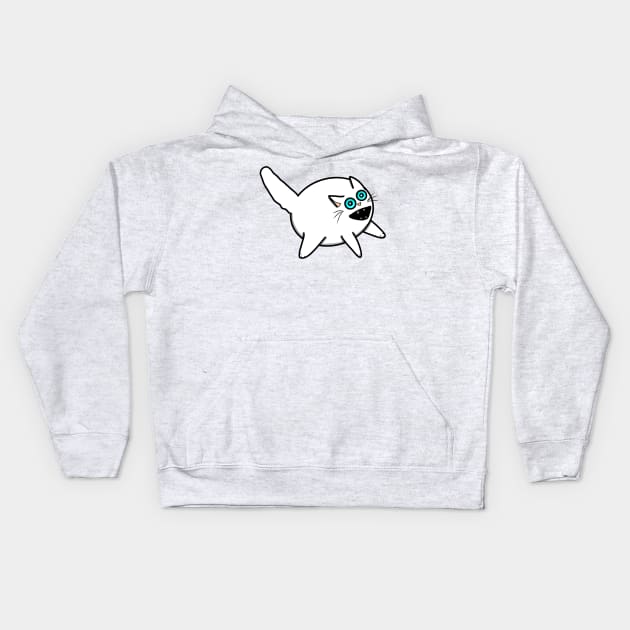 White Cat Kids Hoodie by Aeriskate